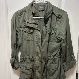 Ashley By 26 International Olive Utility Jacket